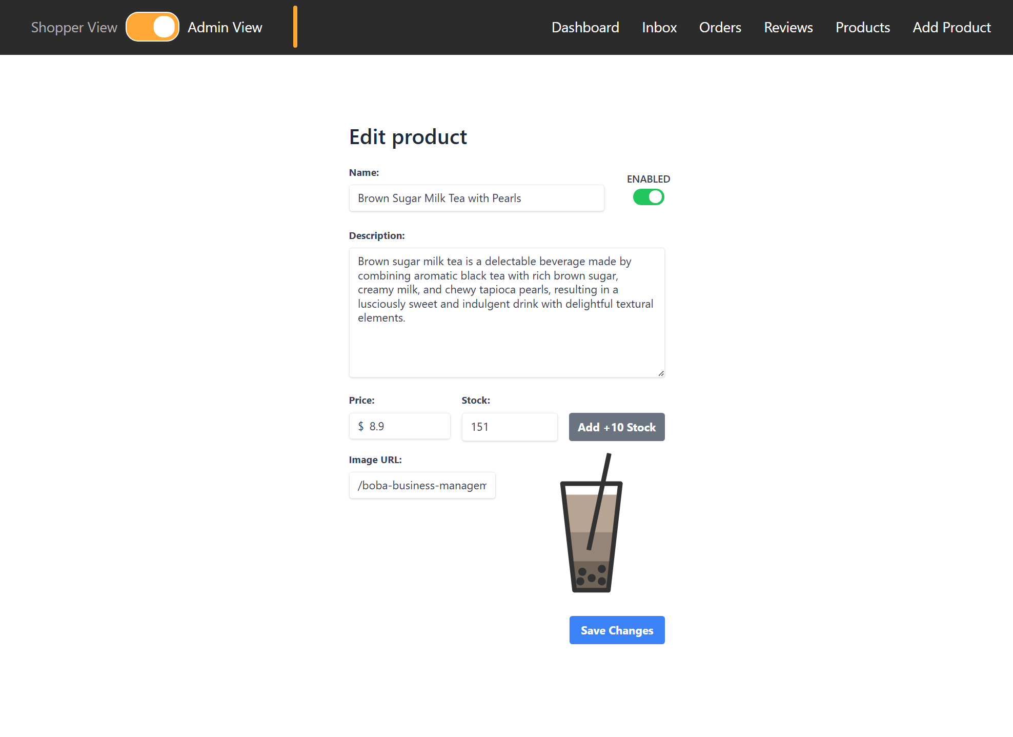 Product Creation & Modification